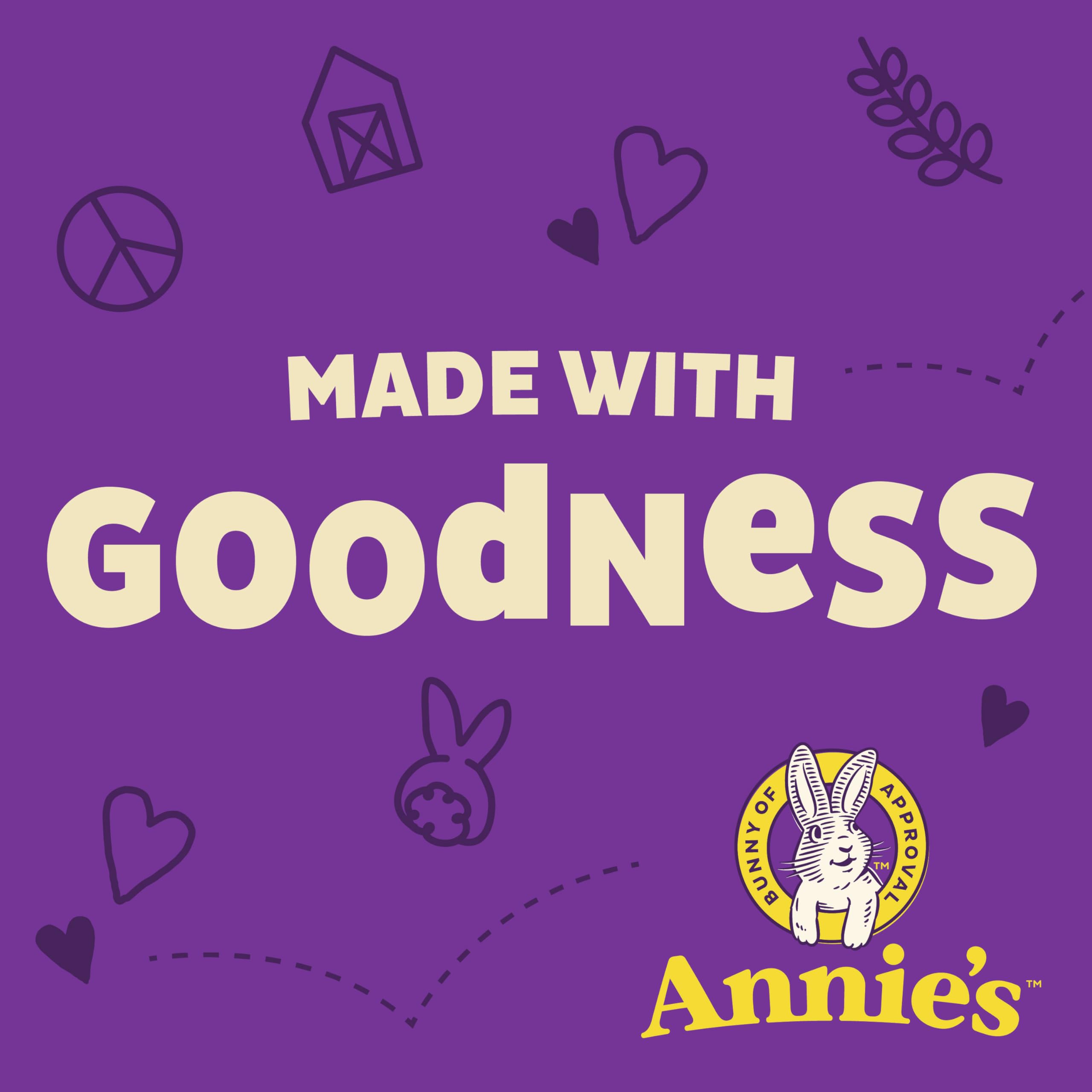 Annie's USDA Organic seal shown on packaging for trusted organic snacks.
