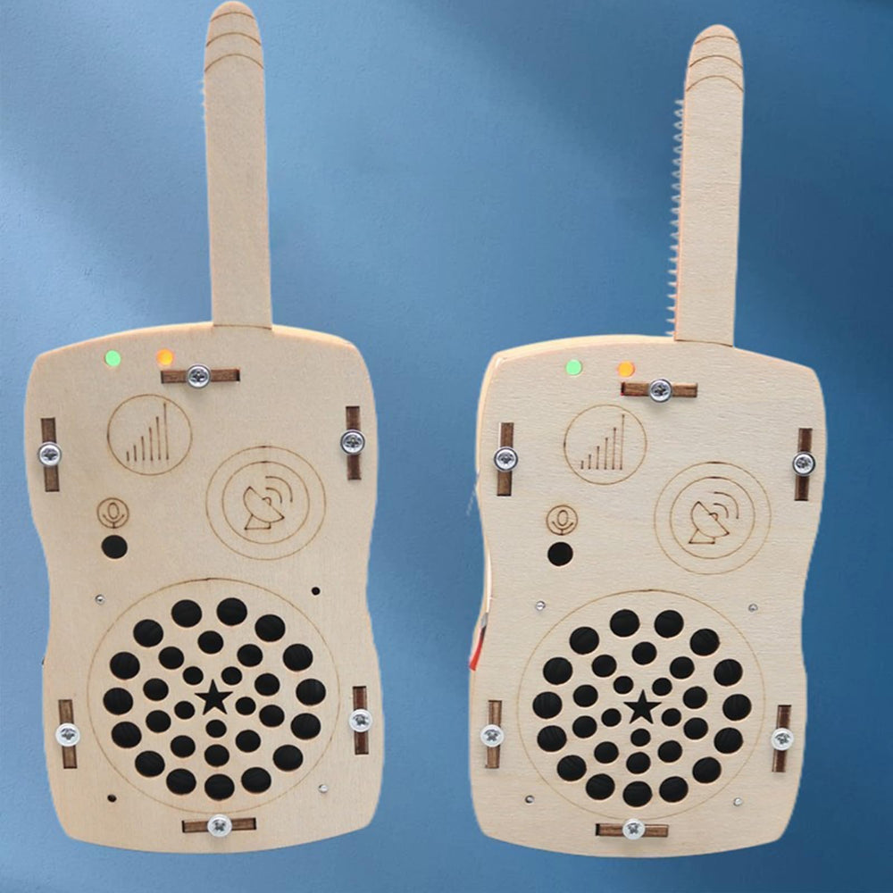 ANNISOKA walkie talkie kit decorate invites kids to personalize their gadget.