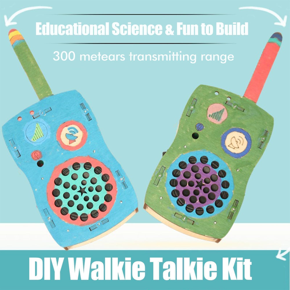 ANNISOKA walkie talkie kit parts highlight modular components for creative engineering play.