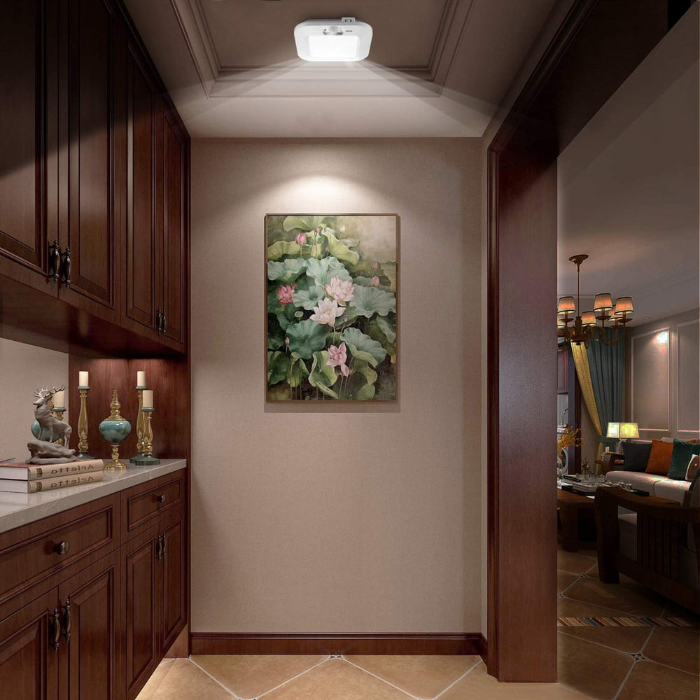 ANOTEK closet and stairwell lighting improves visibility in dark corners