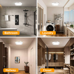 ANOTEK motion-sensor ceiling light activates automatically in dim spaces