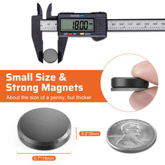 Anpro refrigerator magnets, 15mm discs, perfect for fridge displays and classrooms.