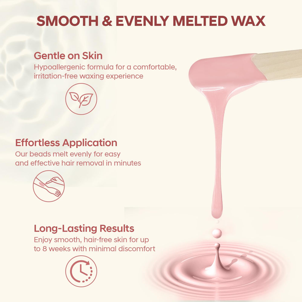 ANREACHO gentle formula suitable for sensitive skin during facial waxing.