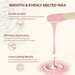 ANREACHO gentle formula suitable for sensitive skin during facial waxing.