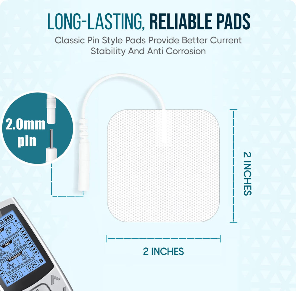 Anrlafie tens pads 2mm connector ensure stable current across compatible devices.