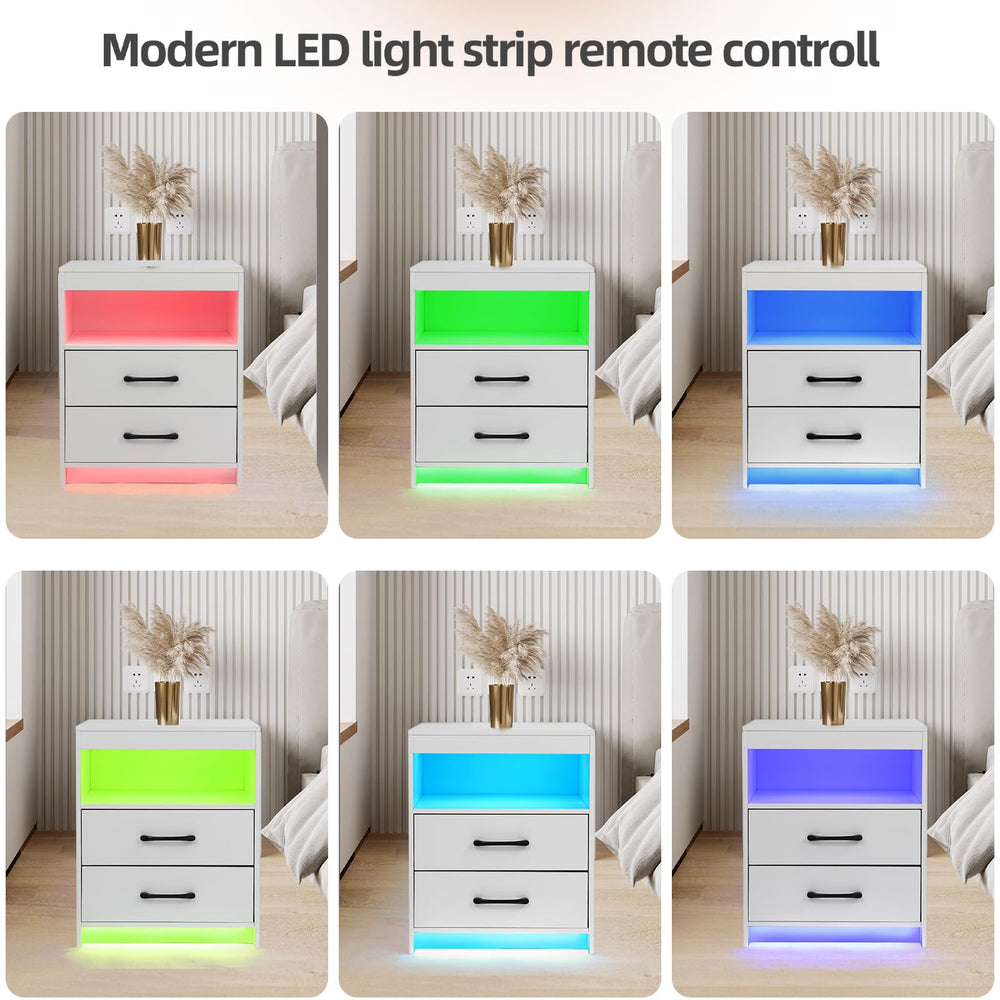 Ansefe nightstand easy assembly guide saves time with labeled parts
