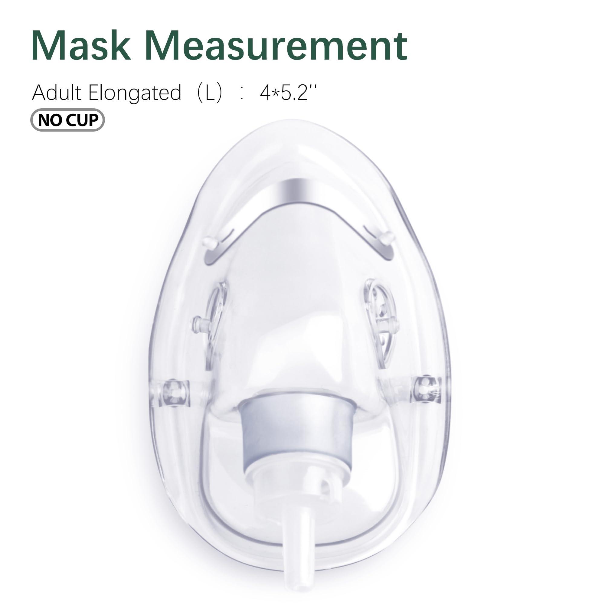 ANSNF clear mask with adjustable strap; easy to customize fit.