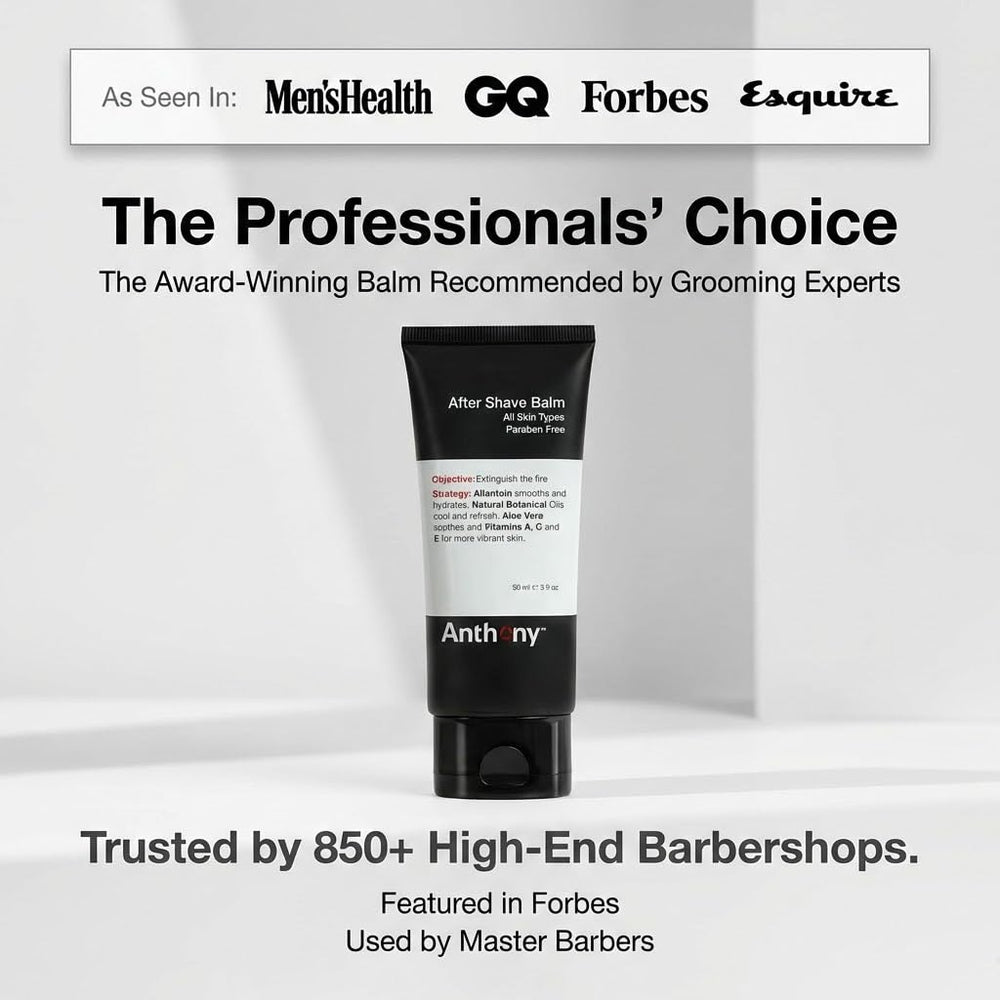 Anthony aftershave balm non-greasy absorption offers quick hydration without residue