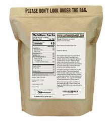Anthony's Organic Cane Sugar pour-over coffee visual promotes easy sweetness for beverages.
