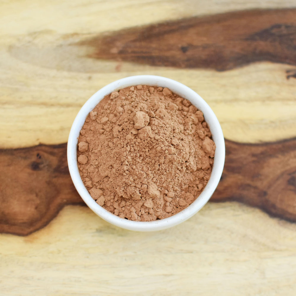 Anthony's Organic Cocoa Powder baked goods with a glossy chocolate finish