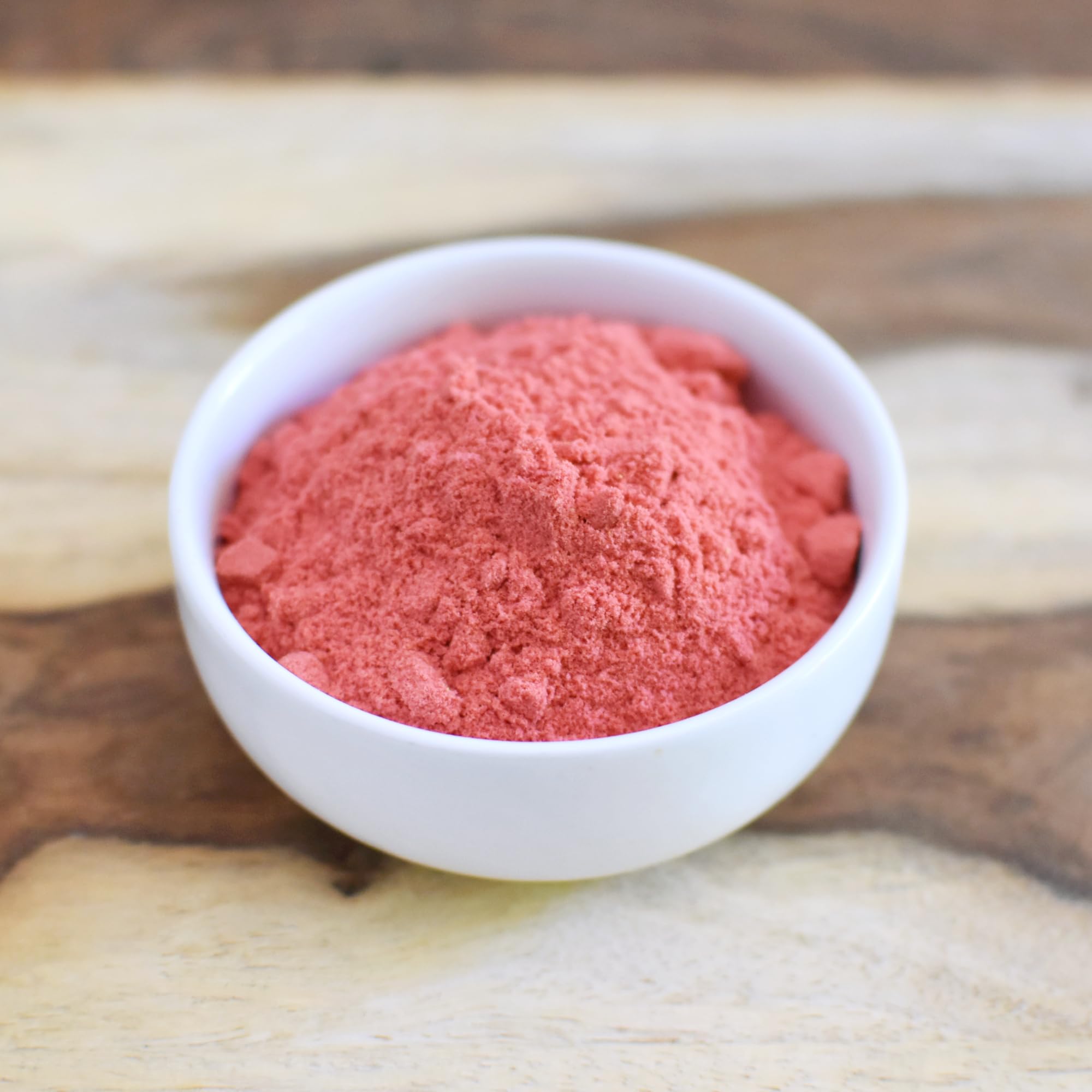 Anthony's Organic Strawberry Powder topping on desserts offers fruity flavor with no sugar added.