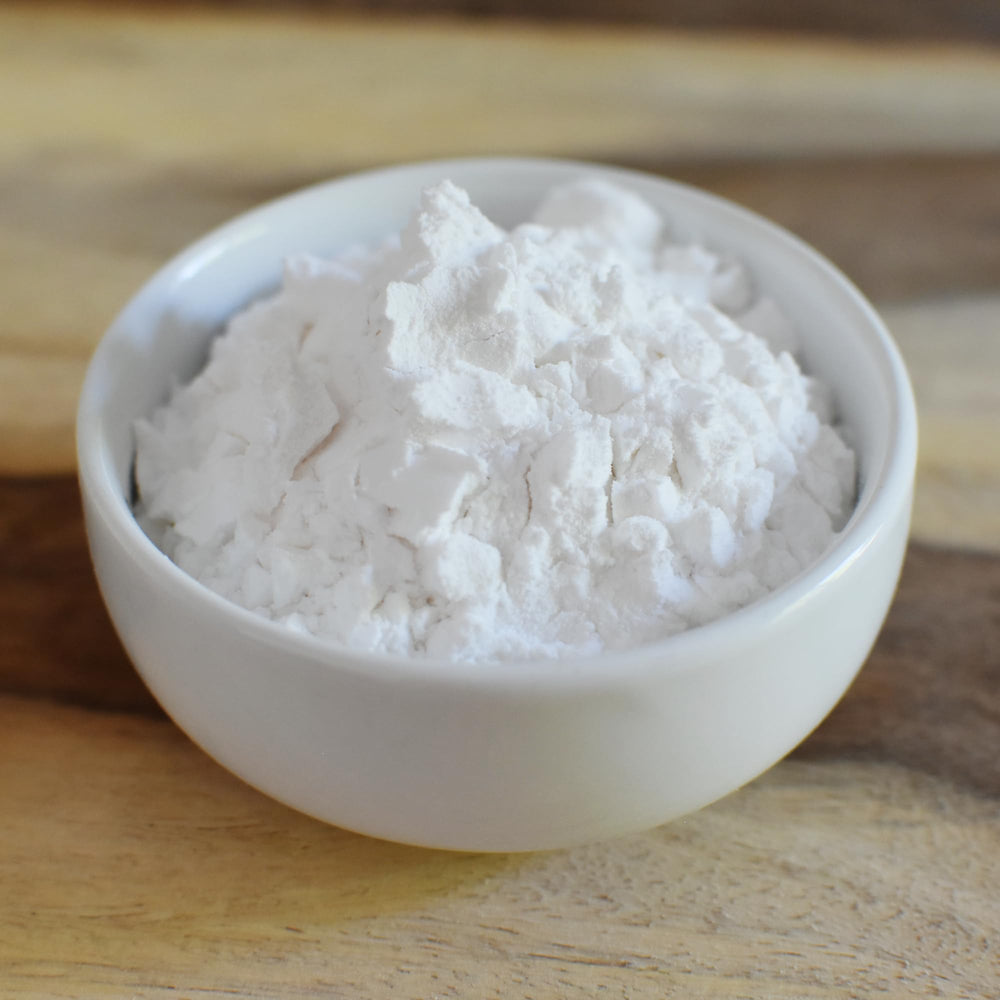 Label shows USDA Organic and non-GMO certification on Anthony's flour
