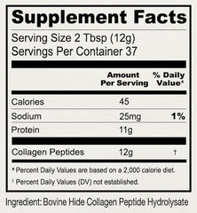 Anthony's Collagen Peptide Powder in coffee cup blends smoothly.