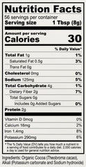 Anthony's gluten-free black cocoa powder label communicates gluten-free assurance for recipes.