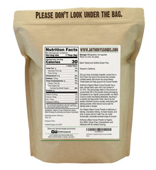 Anthony's organic black cocoa powder packaging highlights dutch-processed quality for baking.