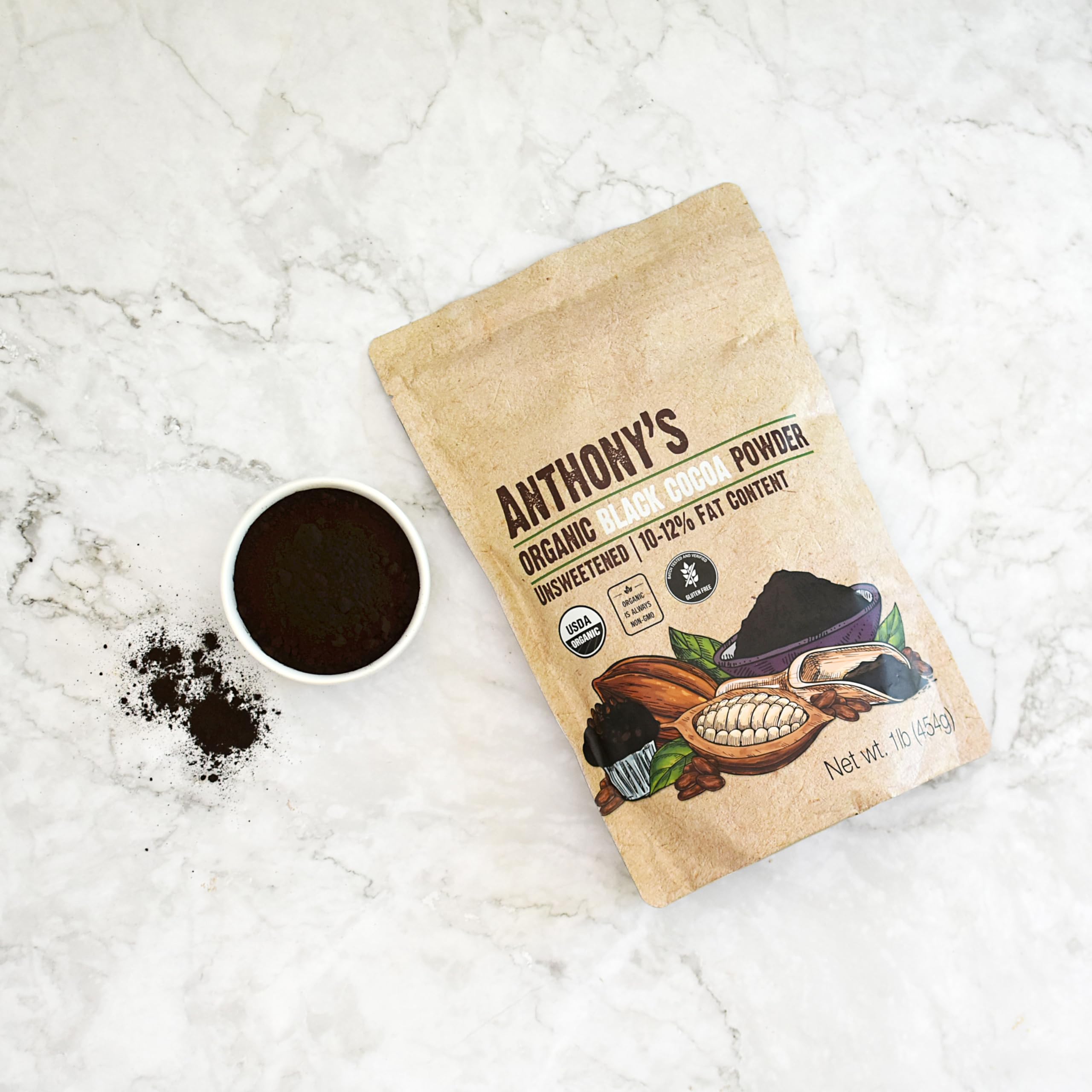 Anthony's black cocoa powder spa scrub idea highlights multipurpose use.