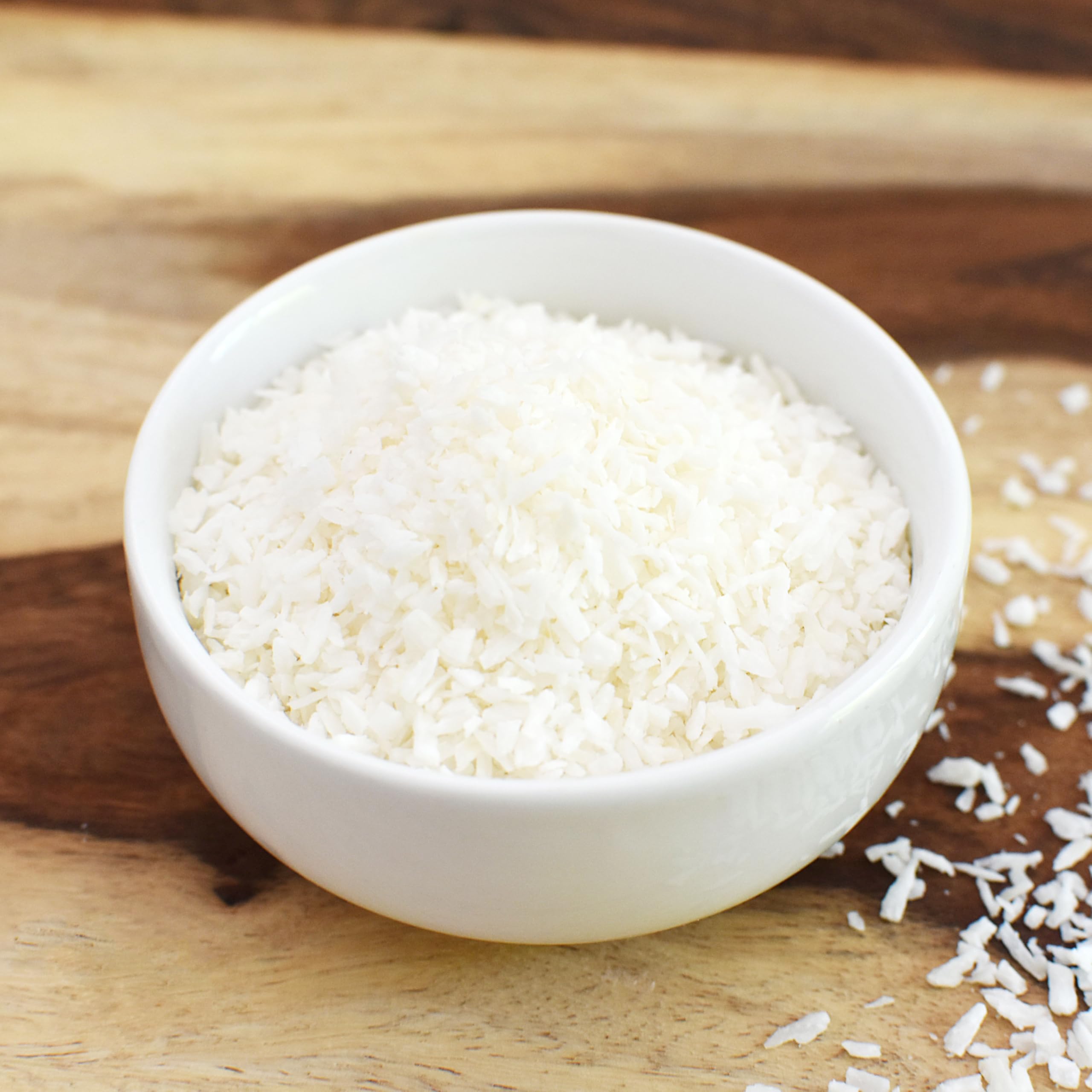 Anthony's Organic Shredded Coconut in baking dough for gluten-free treats.