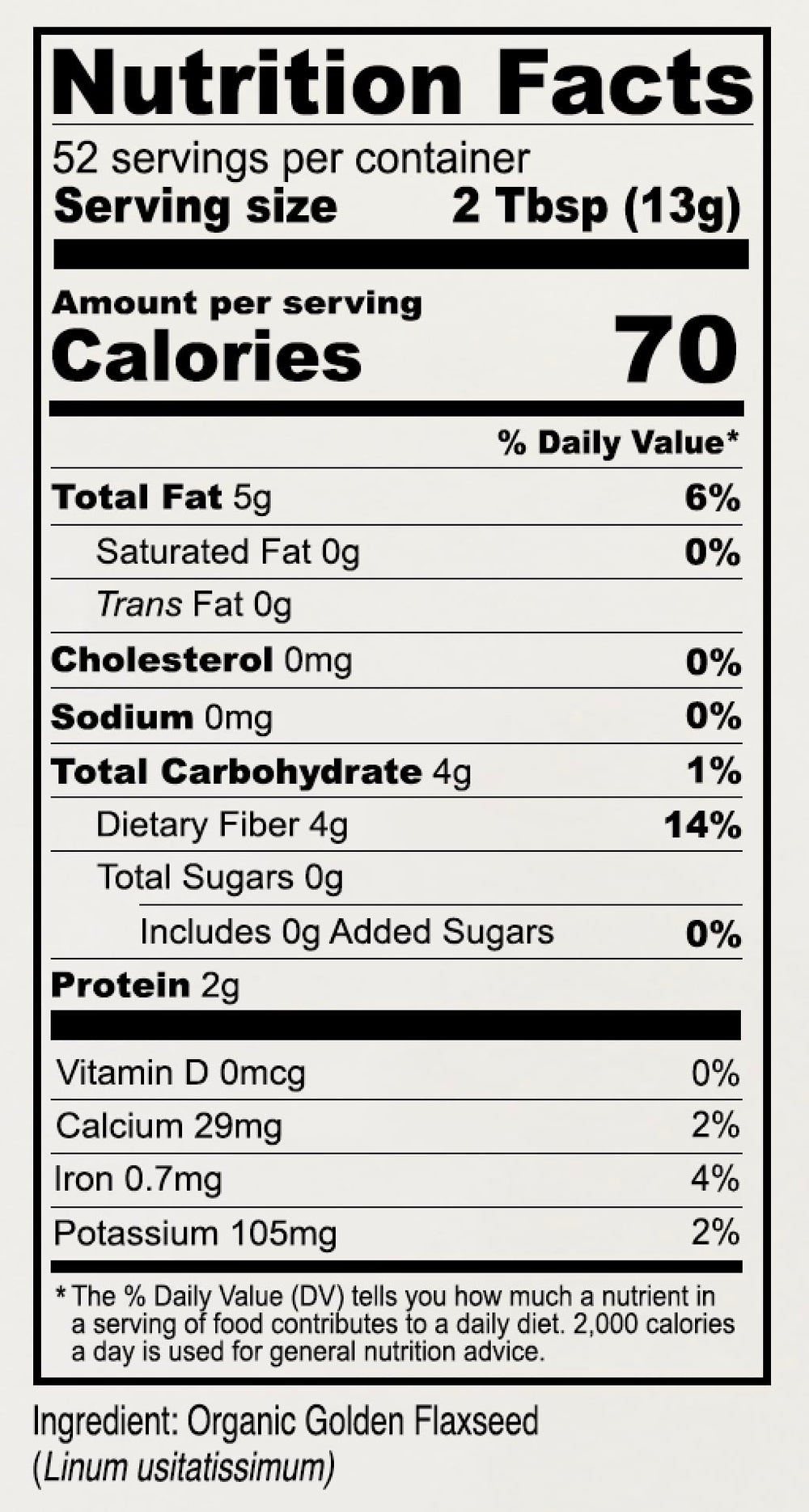 Anthony's Organic Golden Flaxseed Meal sprinkled on yogurt for texture.