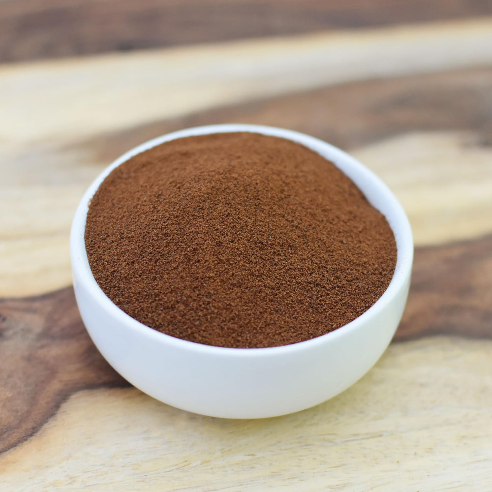 Packaging label shows USDA Organic, Non-GMO, gluten-free certifications for Anthony's coffee