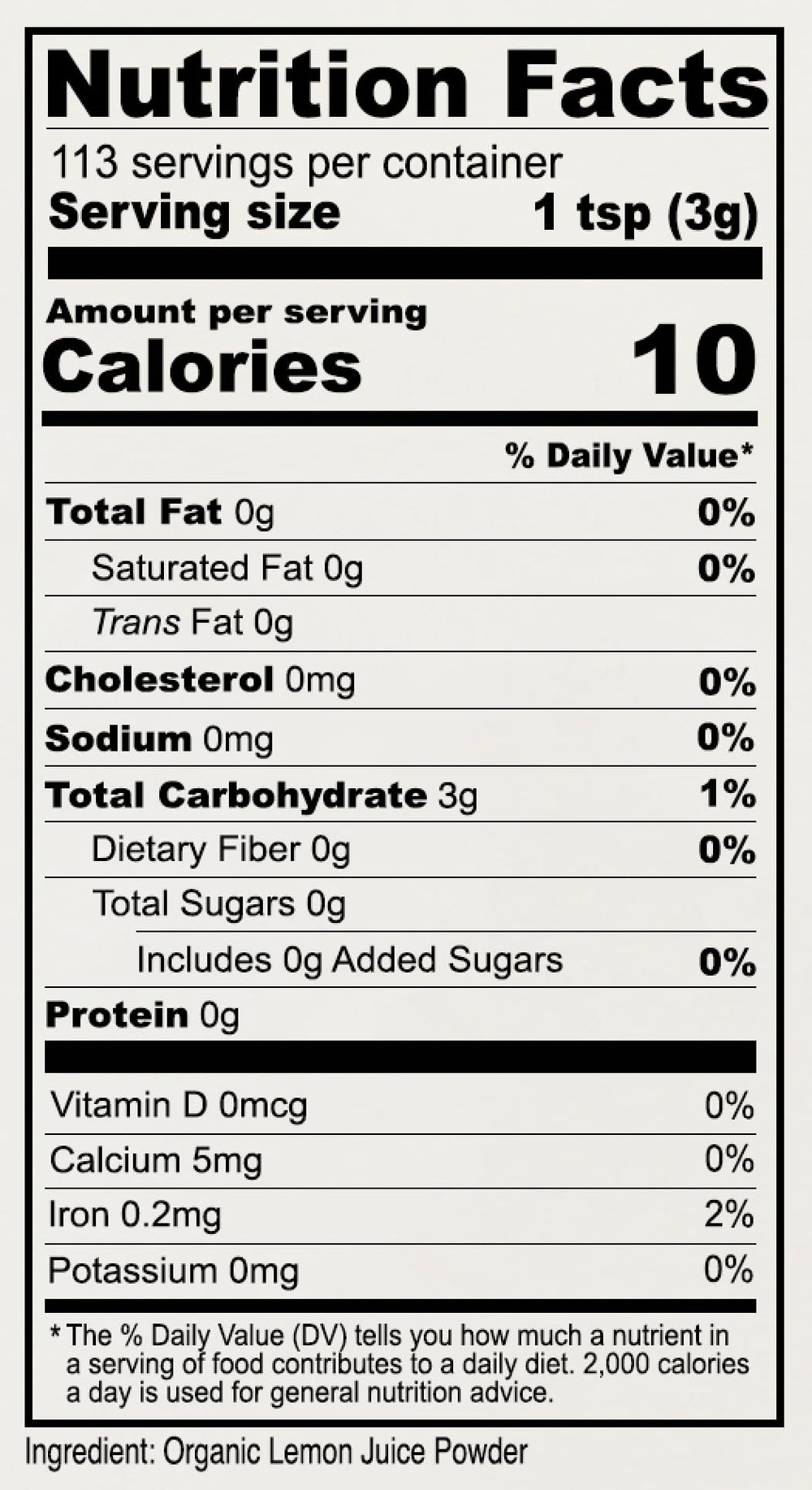 Anthony's Lemon Juice Powder dissolving in water enables quick, reliable substitutions.