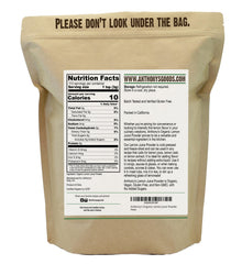Anthony's Lemon Juice Powder scoop demonstrates easy measurement for precise cooking.