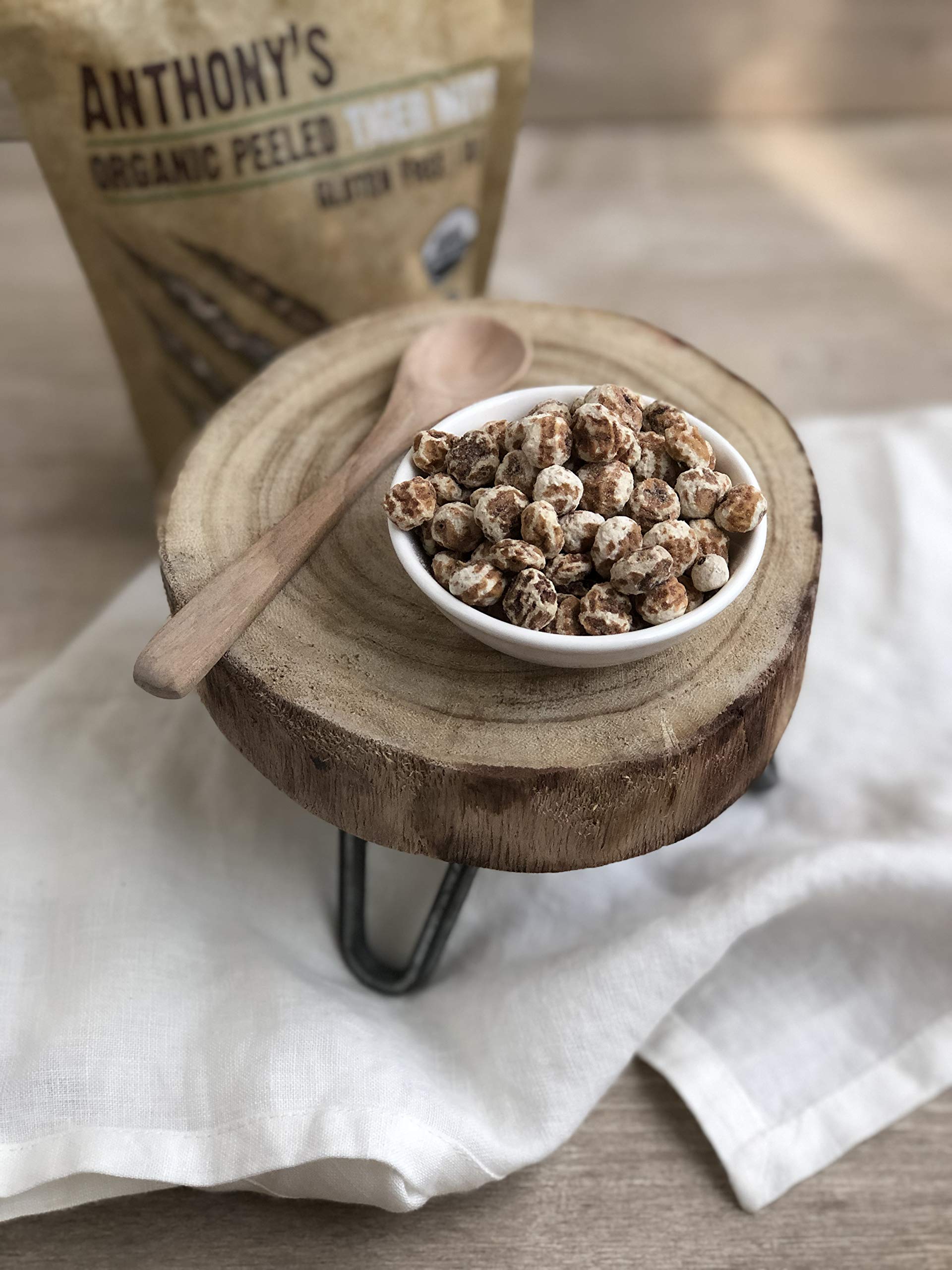 Anthony's Tiger Nuts on a salad for crunch and flavor.