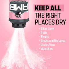 Anti Monkey Butt Calamine Body Powder provides cooling comfort for friction-prone areas