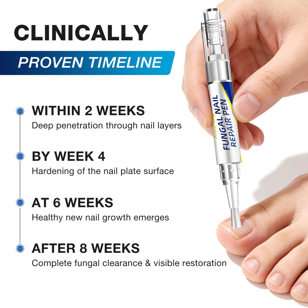 AntiFung Toenail Pen ingredients Tea Tree Oil and Vitamin E nourish nails.