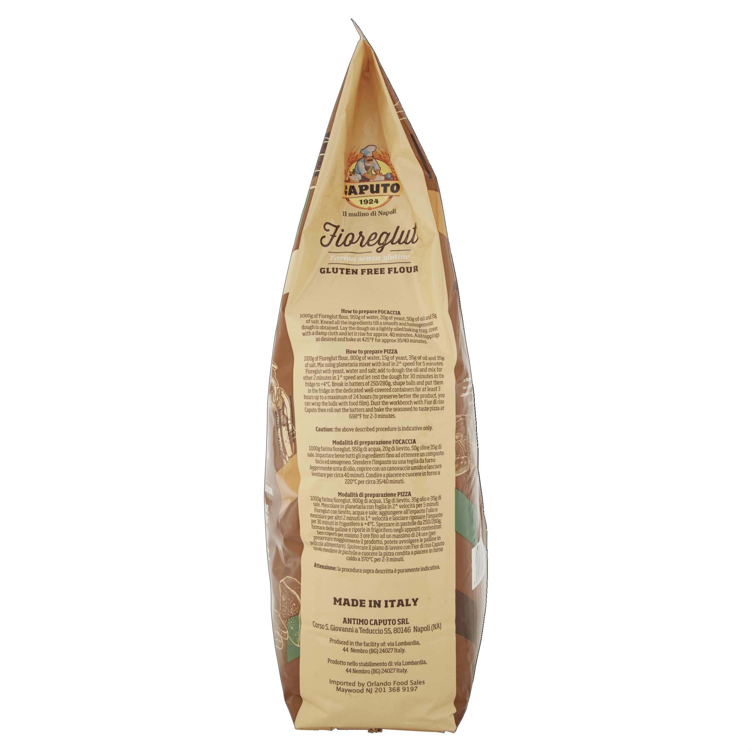 Antimo Caputo bulk flour packaging for professional bakers
