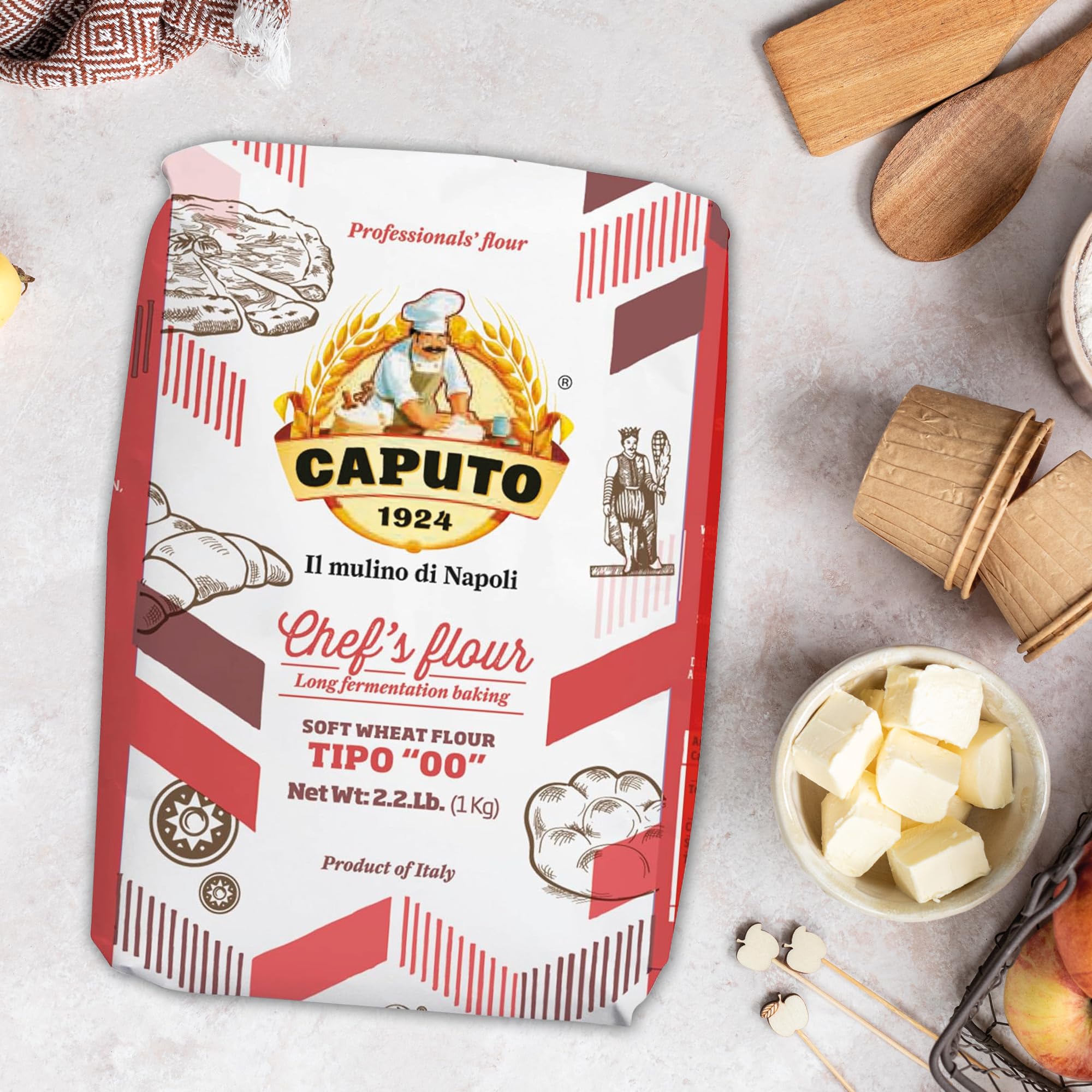 Antimo Caputo Chef's Flour pasta dough for silky homemade pasta.