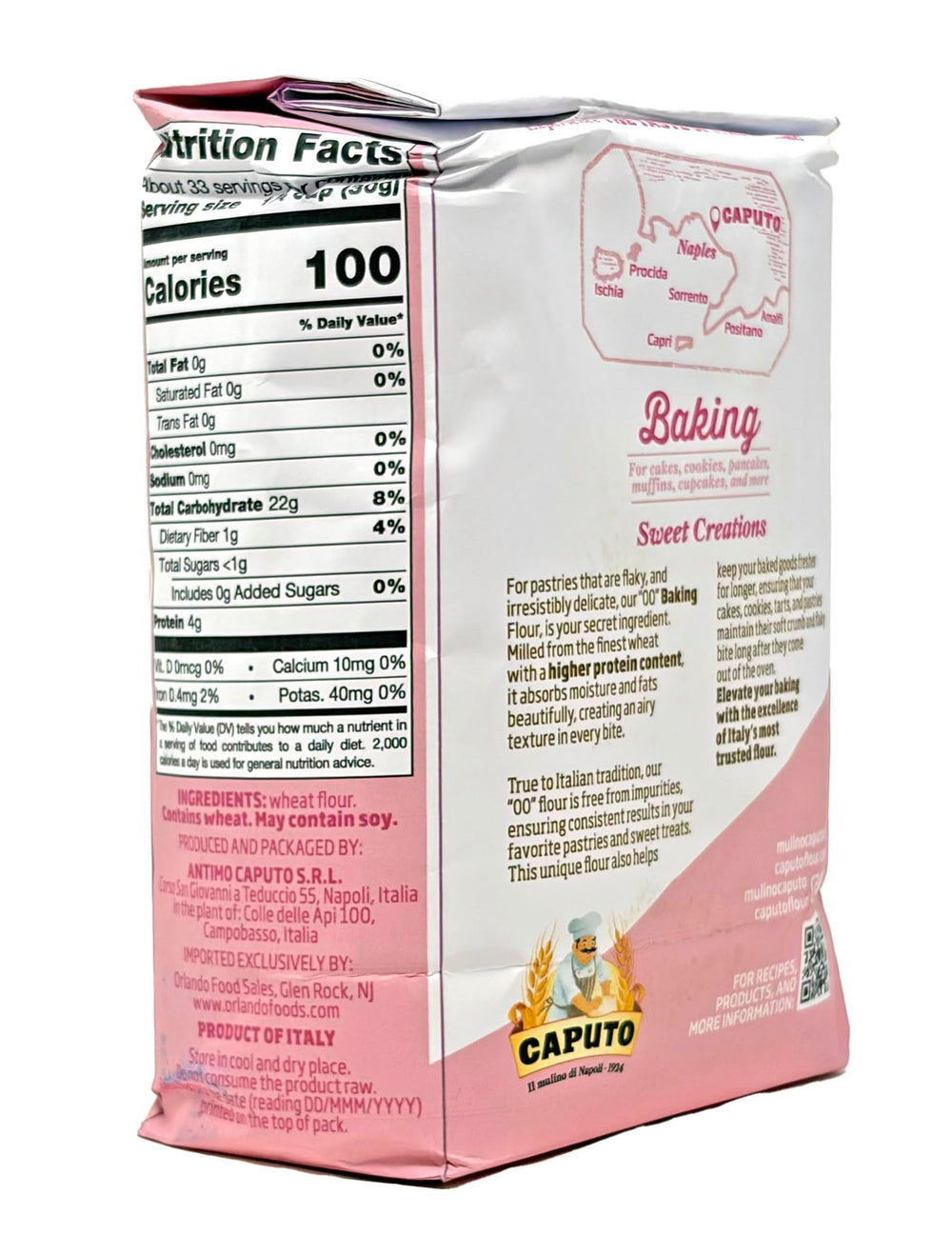 Antimo Caputo Pasticceria 00 flour aroma hint for fragrant pastries.