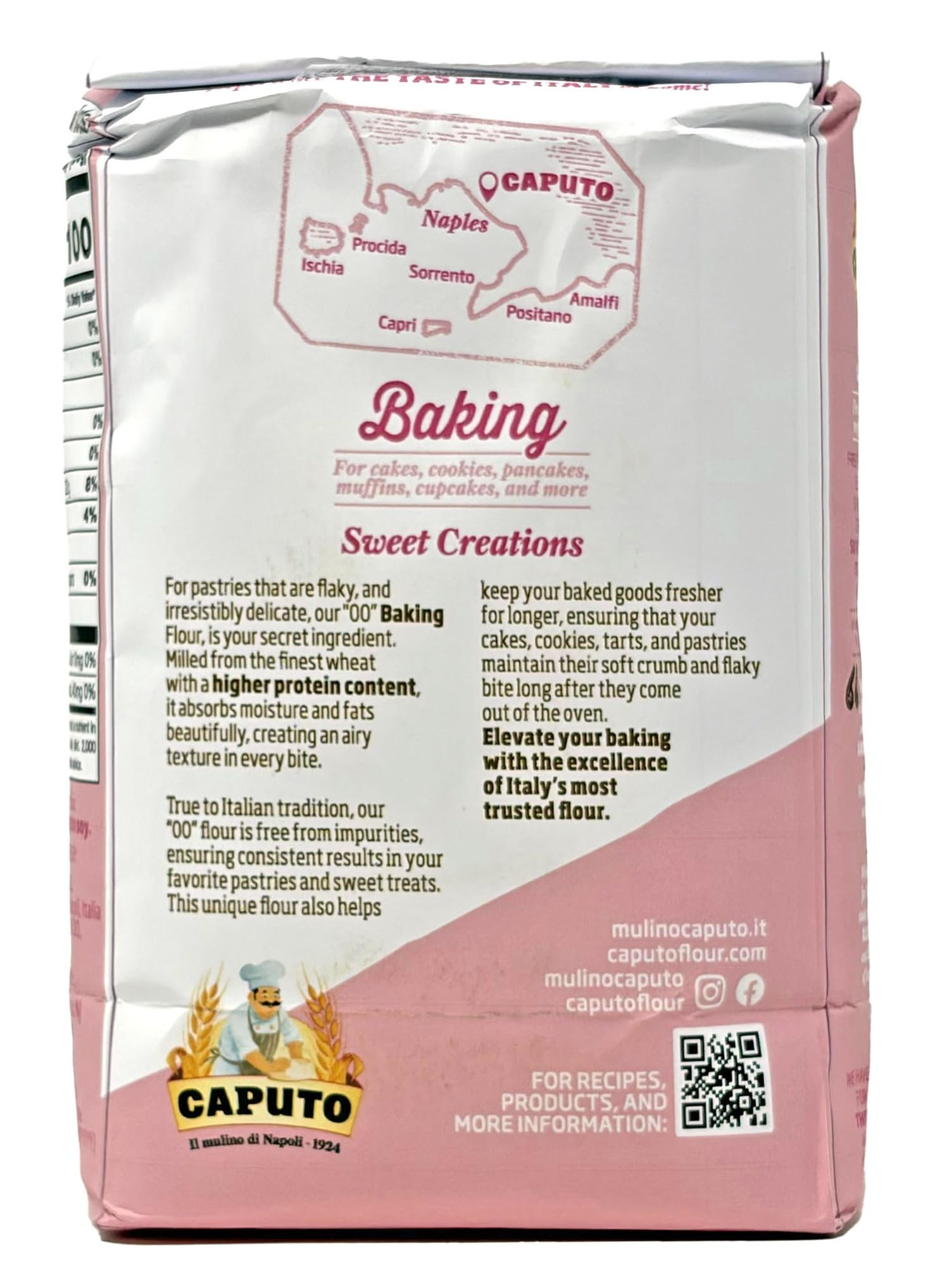 Antimo Caputo Pasticceria 00 flour shortcrust dough for flawless pastries.