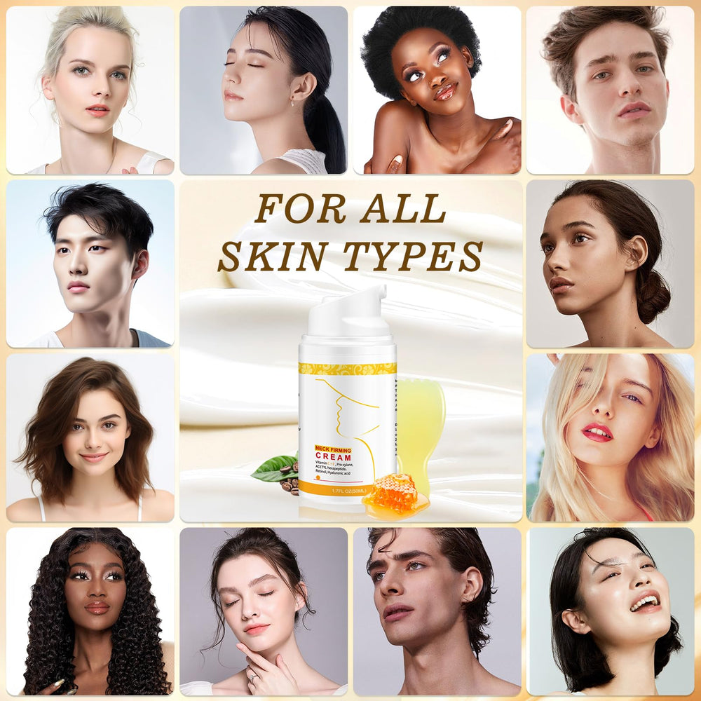 ANTIVP decollete skin glow after neck cream use