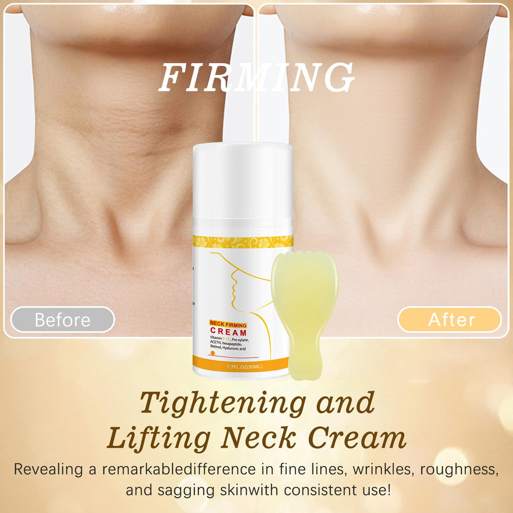 ANTIVP neck cream texture close-up showing creamy, non-greasy feel