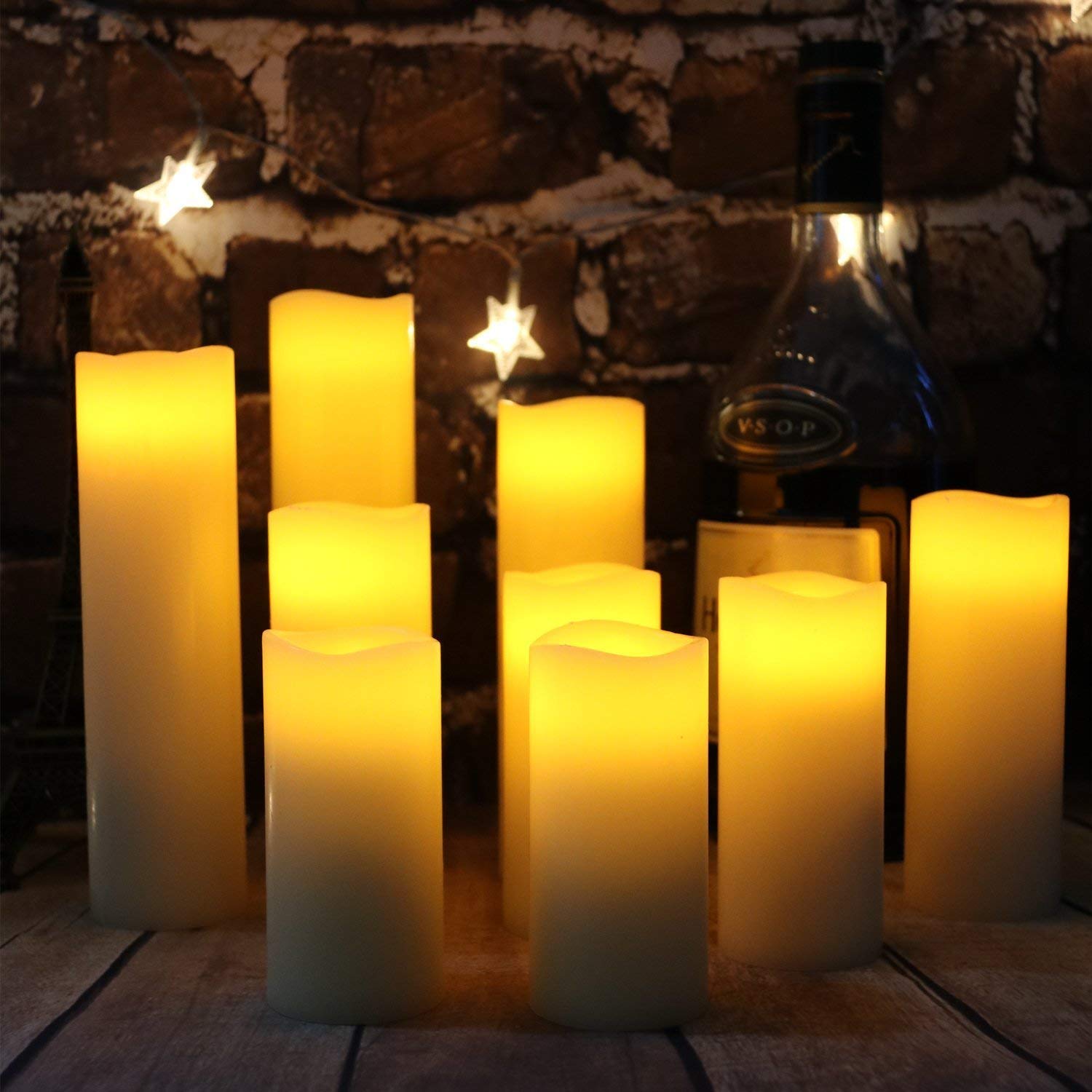 antizer ivory 4‑inch pillar candle for compact decor accents