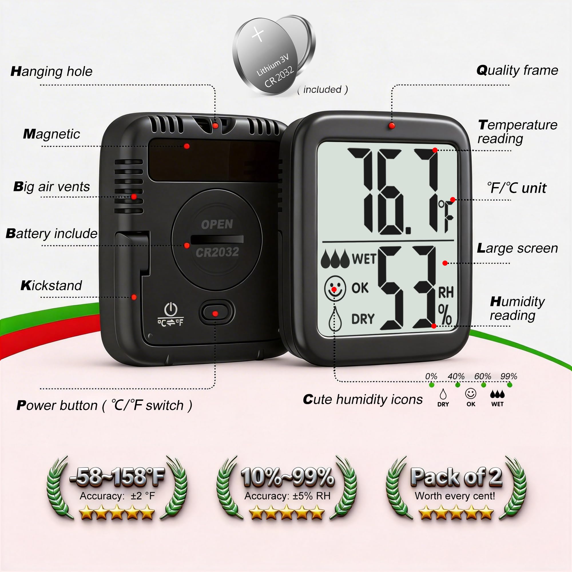 Antonki ideal for bedrooms and nurseries to track comfort