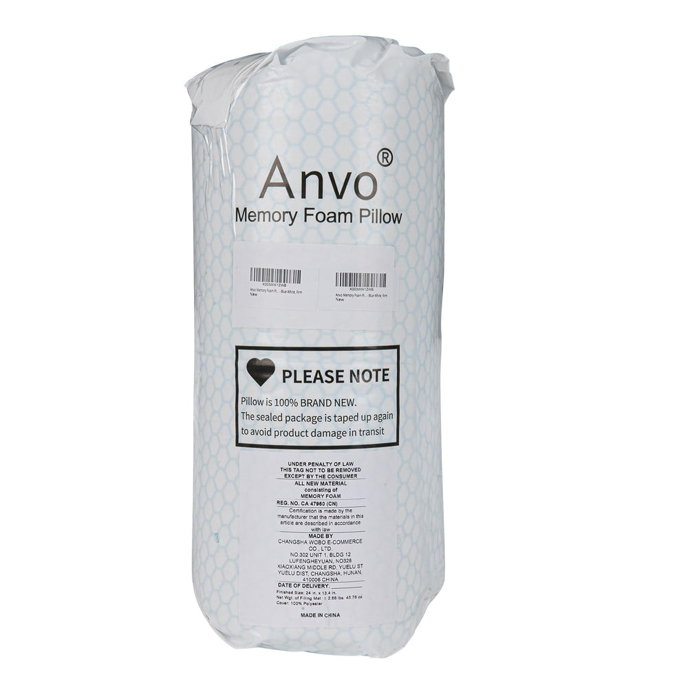 Machine-washable outer cover on the Anvo pillow for easy care.