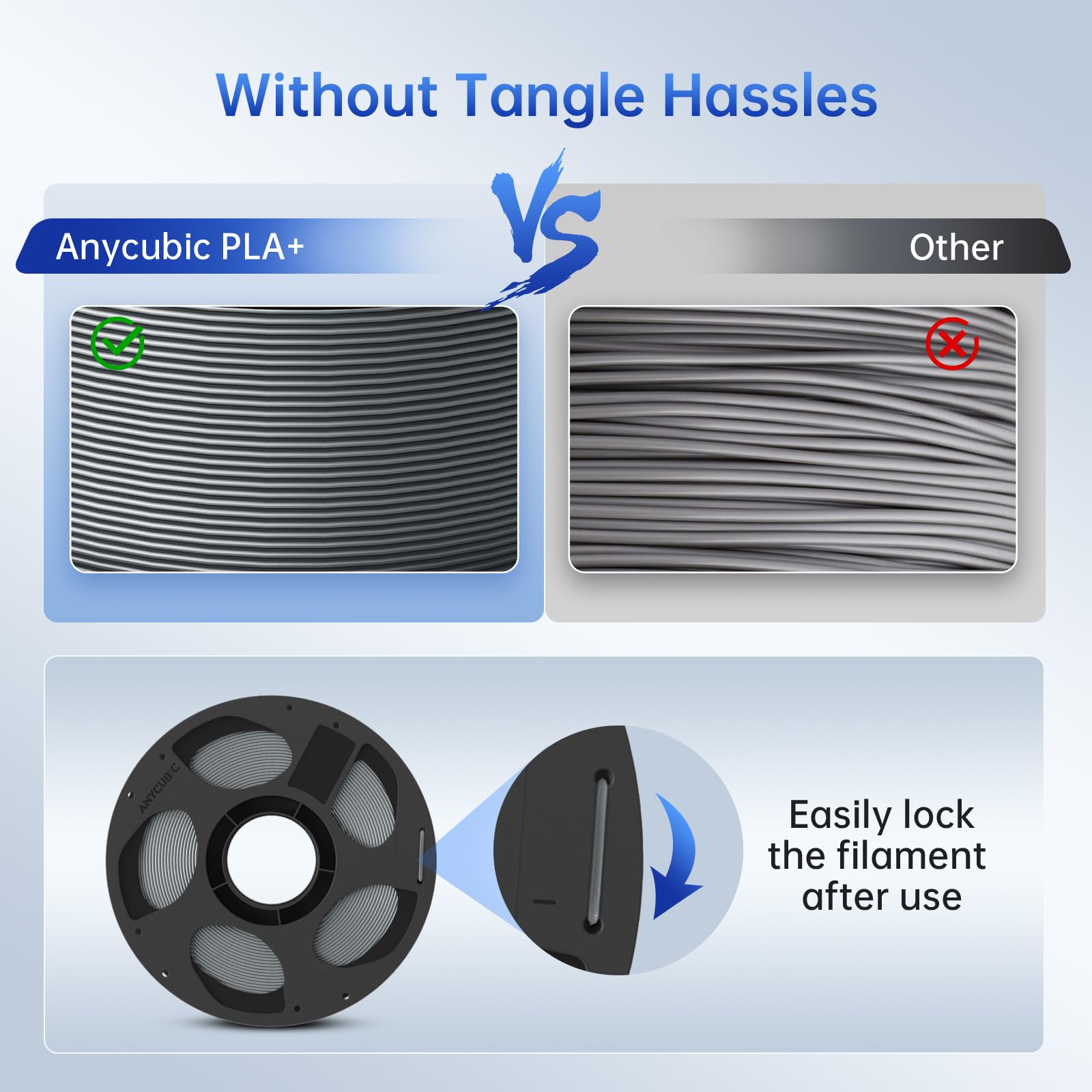 Anycubic PLA Plus compatible with many FDM printers for versatile use