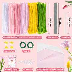 Anyeve floral wires and stamens set enhances bouquet details