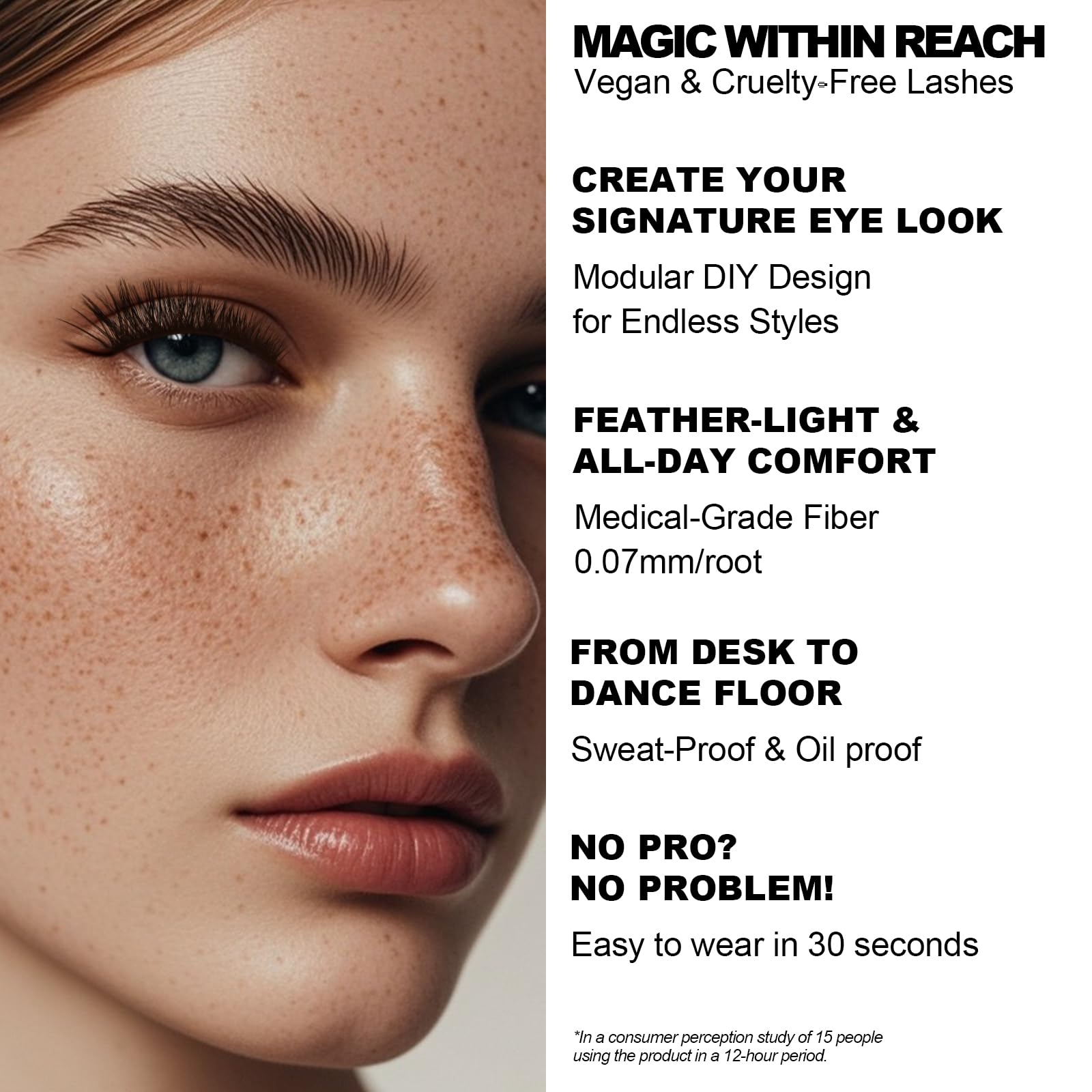 AnyFairy Lash Clusters create a natural look with customizable cluster mixing.