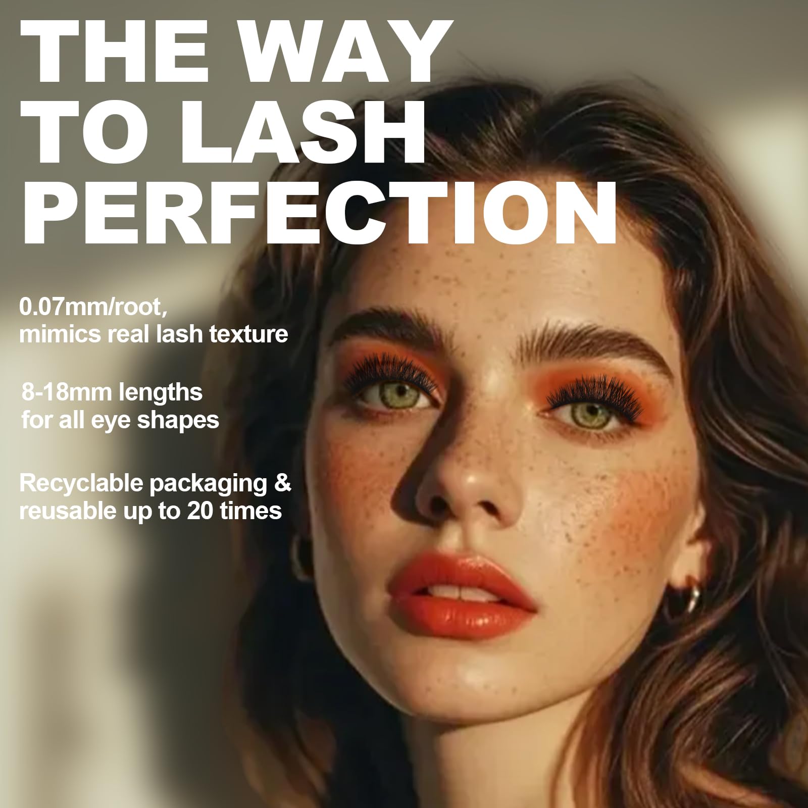 AnyFairy Lash Clusters with soft thin band for seamless blending.
