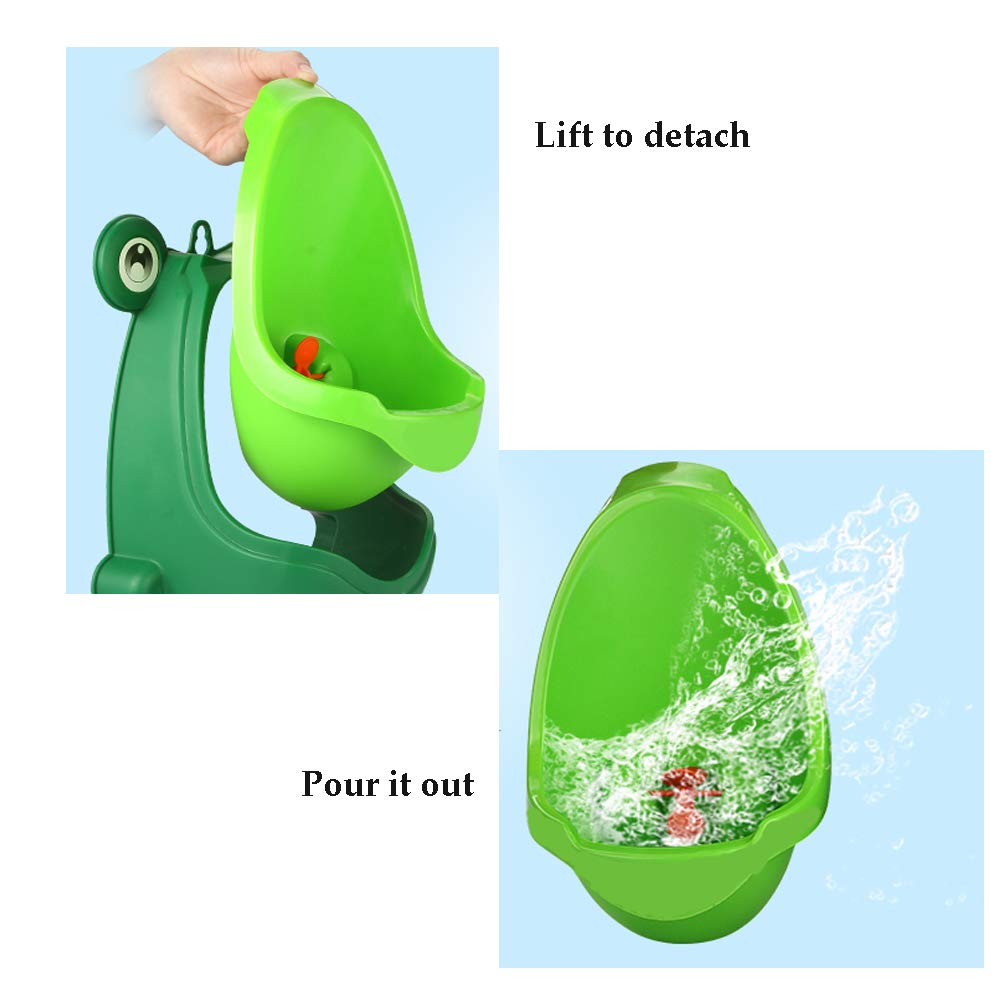 Anyumocz lime-green emptying section simplifies disposal and cleanup.