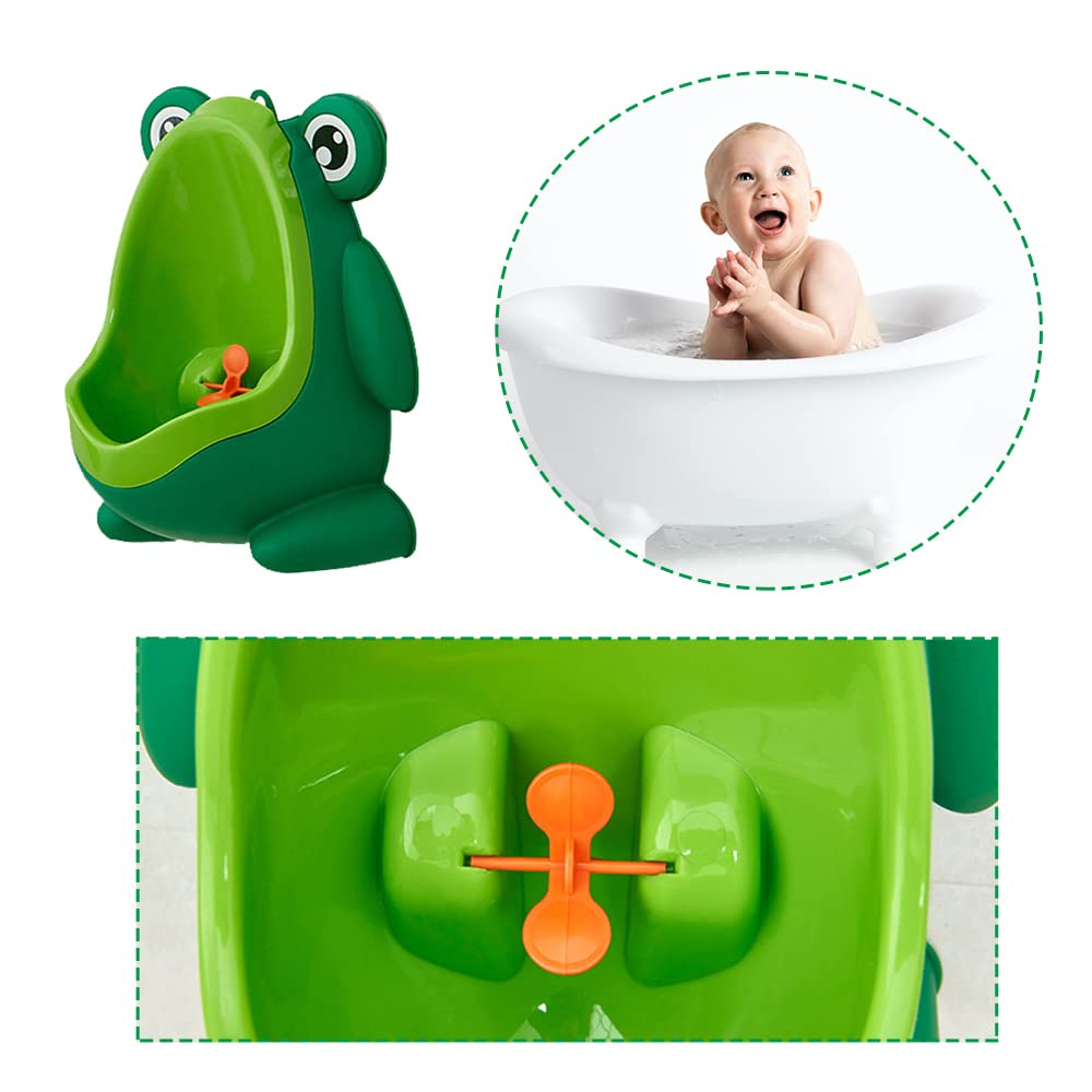 Anyumocz urinal includes a spinning windmill aiming target to boost engagement.