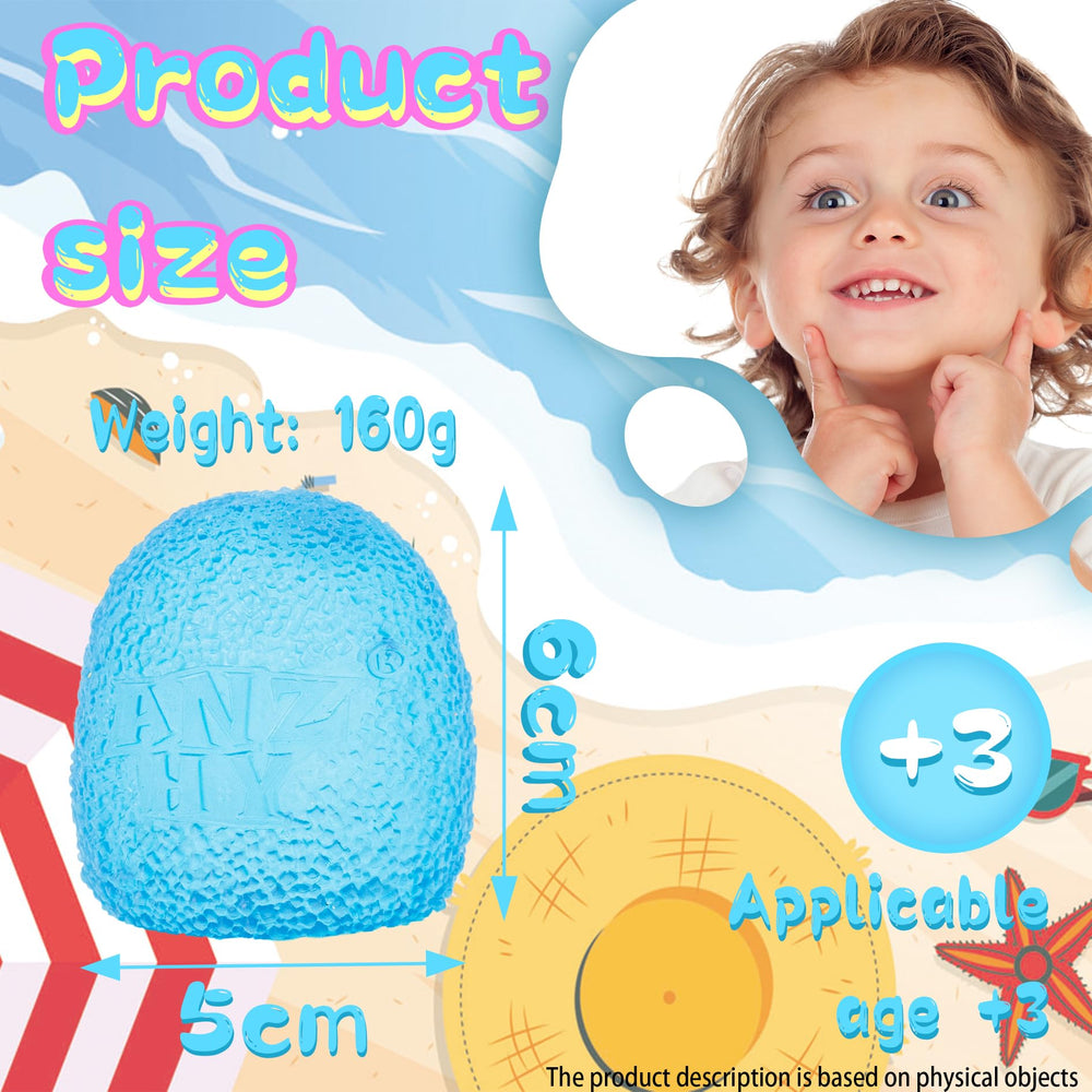 ANZHY Squishy Stress Ball silent fidget aids concentration in quiet settings