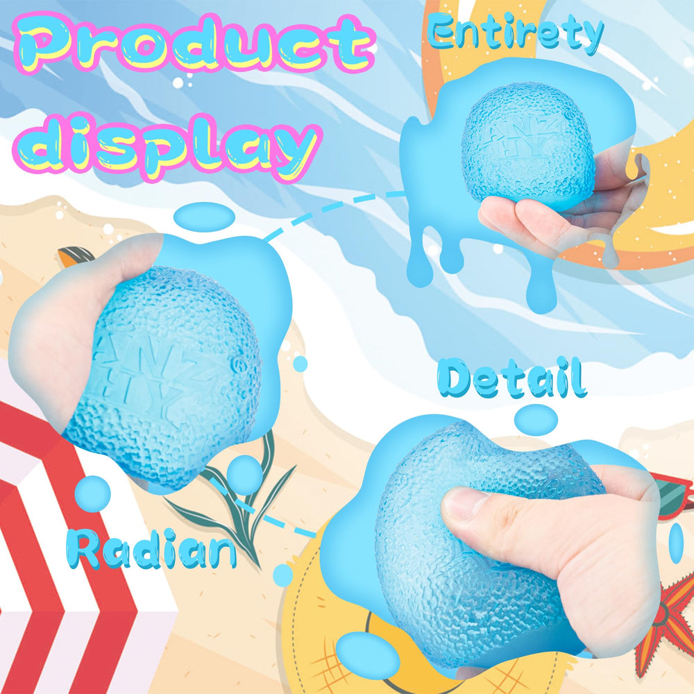 ANZHY Squishy Stress Ball with undulating texture for sensory engagement