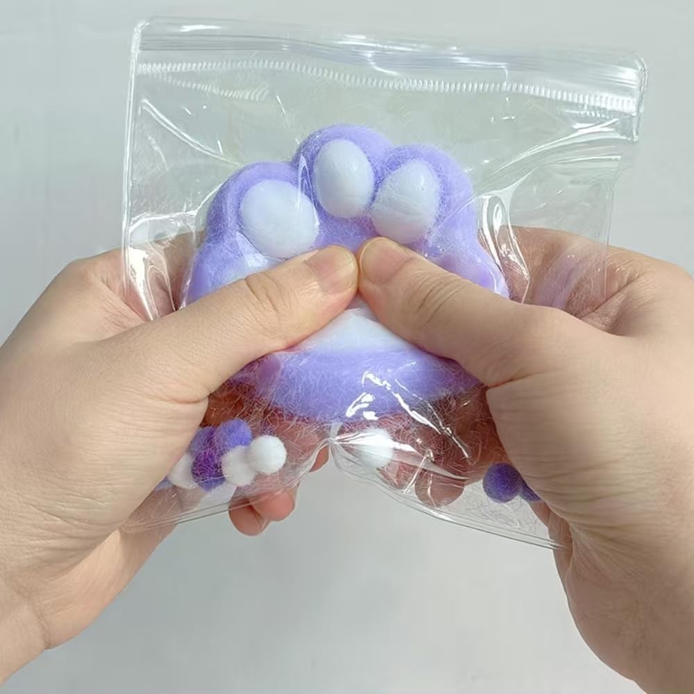 anztqiuu cat paw squishy toy soft texture ideal for kids and adults.