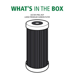 AO Smith replacement cartridge label showing 5 micron rating