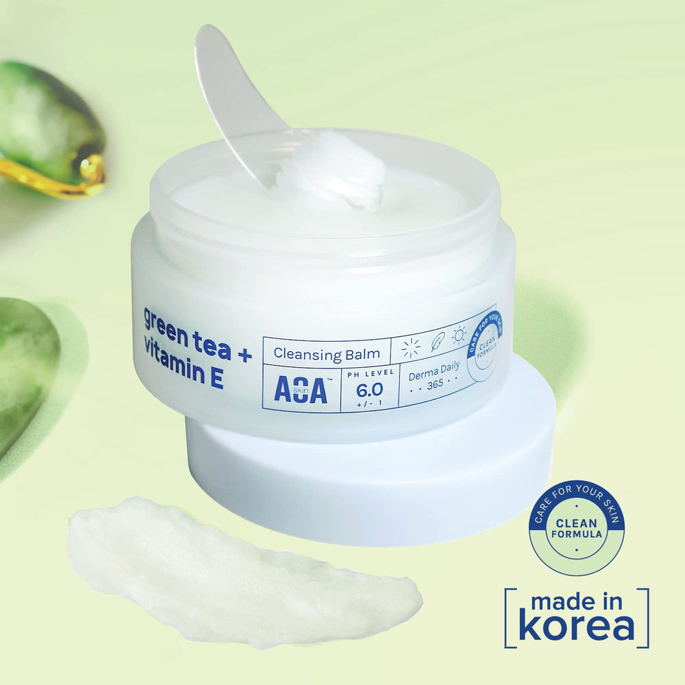 AOA STUDIO Cleansing Balm application on dry skin promotes smooth removal of makeup.