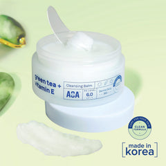 AOA STUDIO Cleansing Balm application on dry skin promotes smooth removal of makeup.