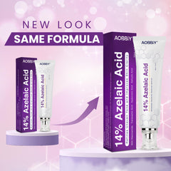 AOBBIY Azelaic Cream swirl highlights creamy texture for gentle daily use